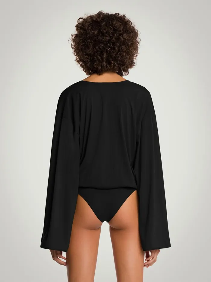 Aurora Pure Cut Body Black Women Wolford Tops