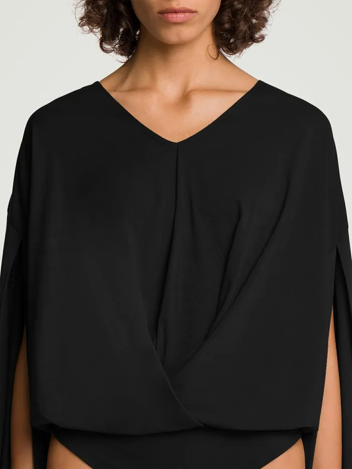 Aurora Pure Cut Body Black Women Wolford Tops