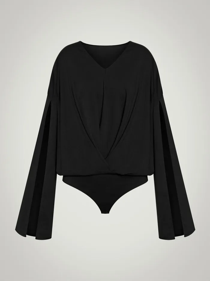 Aurora Pure Cut Body Black Women Wolford Tops
