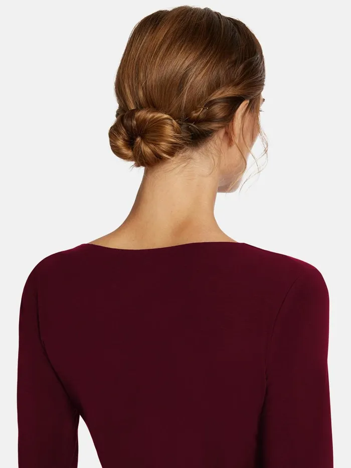 Aurora Pure Pullover Acai Women Wolford Longsleeve Shirts