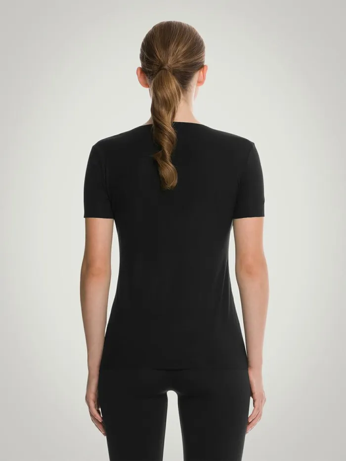 Aurora Pure Shirt Black Women Wolford Tops