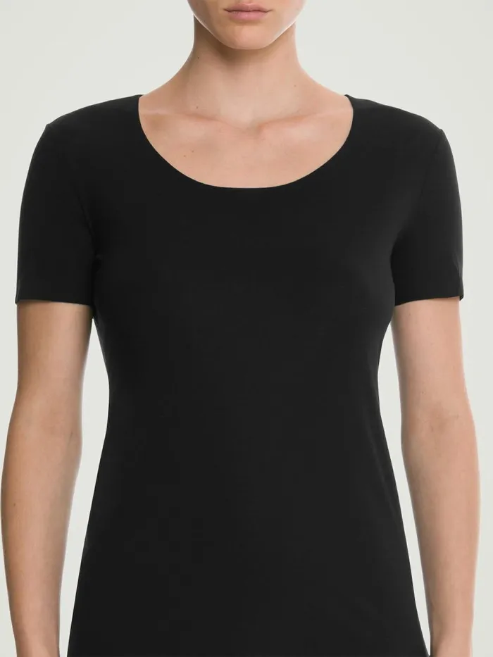 Aurora Pure Shirt Black Women Wolford Tops