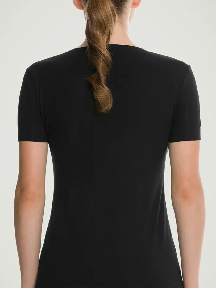 Aurora Pure Shirt Black Women Wolford Tops
