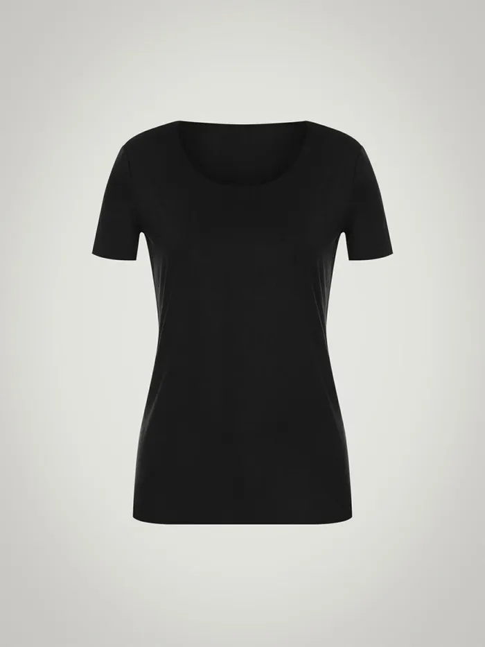 Aurora Pure Shirt Black Women Wolford Tops