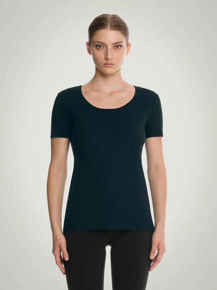Aurora Pure Shirt Dark Night Women Wolford Tops