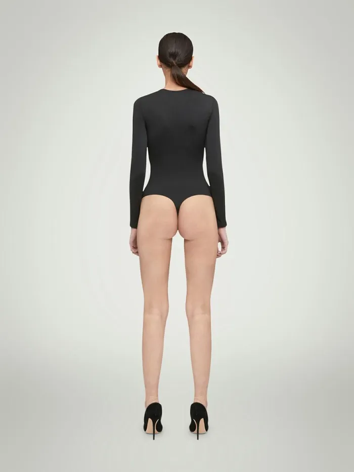Aurora Shape String Body Black Women Wolford Tops