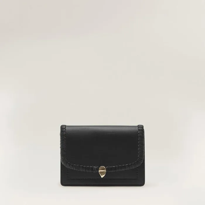 Bags Cross Body Bags Helen Kaminski Dauphine Crossbody With Raffia Blackcharcoal