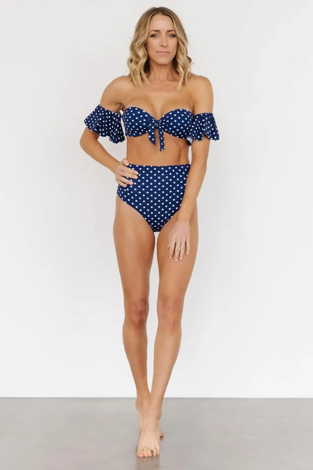 Baltic Born Bikini Miami Bikini Top Navy Dot 8211 Women