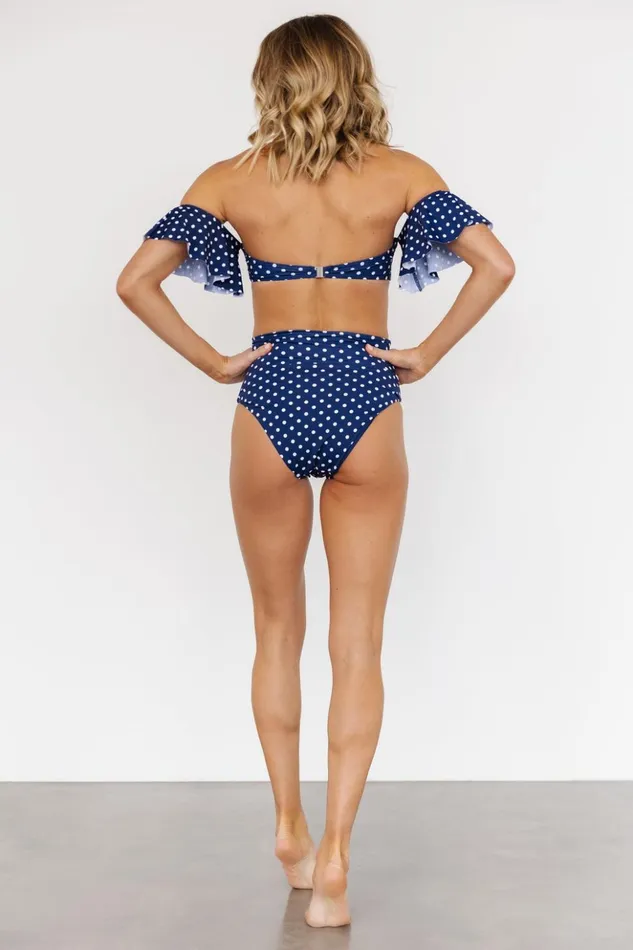 Baltic Born Bikini Miami Bikini Top Navy Dot 8211 Women