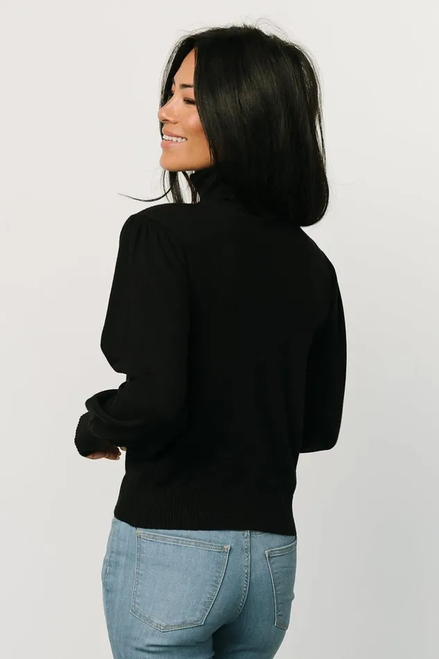 Baltic Born Blouses and Shirts Danica Turtleneck Knit Top Black 8211 Women Baltic Born Blouses and Shirts Danica Turtleneck Knit Top Black 8211 Women