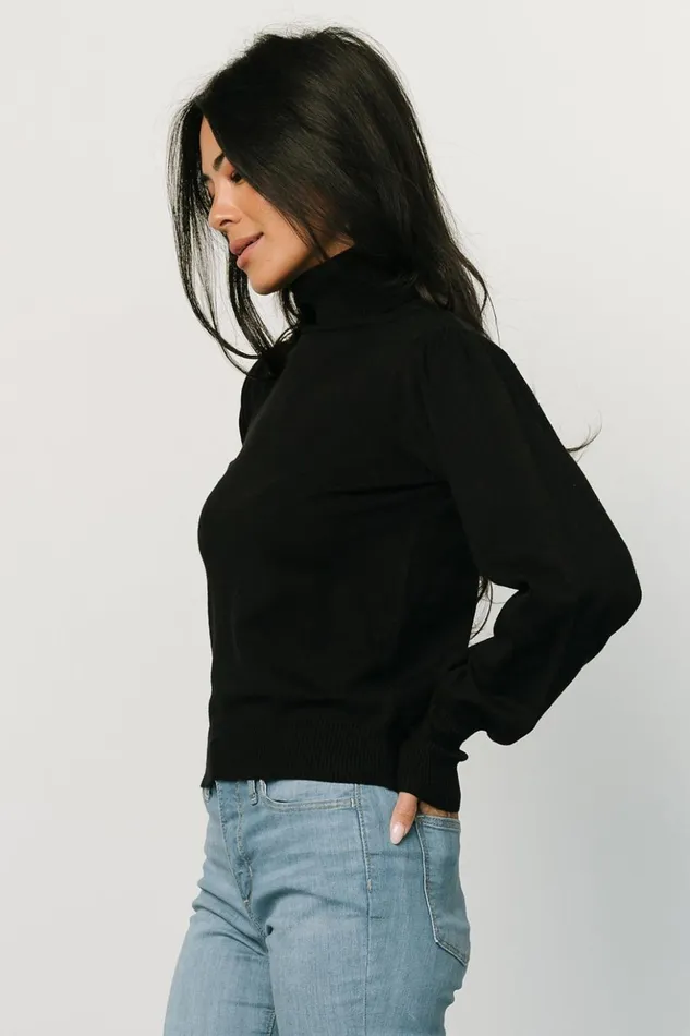 Baltic Born Blouses and Shirts Danica Turtleneck Knit Top Black 8211 Women Baltic Born Blouses and Shirts Danica Turtleneck Knit Top Black 8211 Women