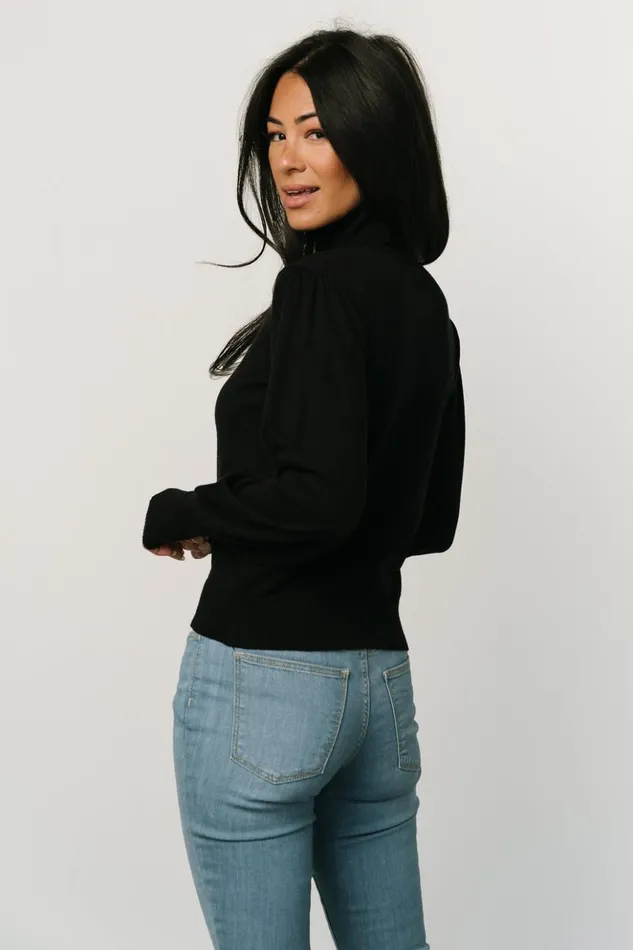 Baltic Born Blouses and Shirts Danica Turtleneck Knit Top Black 8211 Women Baltic Born Blouses and Shirts Danica Turtleneck Knit Top Black 8211 Women
