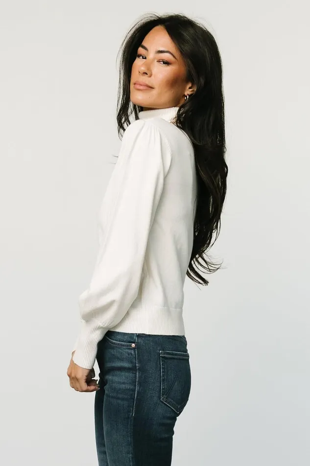 Baltic Born Blouses and Shirts Danica Turtleneck Knit Top Ivory 8211 Women Baltic Born Blouses and Shirts Danica Turtleneck Knit Top Ivory 8211 Women