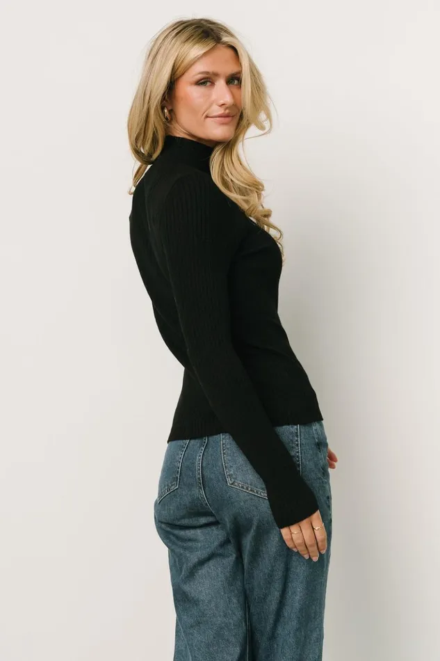 Baltic Born Blouses and Shirts Jamie Cut Out Top Black 8211 Women Baltic Born Blouses and Shirts Jamie Cut Out Top Black 8211 Women