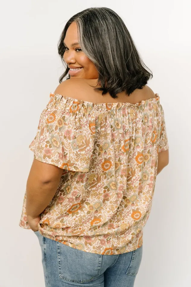 Baltic Born Blouses and Shirts Jude Boho Top Cream Multi 8211 Women Baltic Born Blouses and Shirts Jude Boho Top Cream Multi 8211 Women
