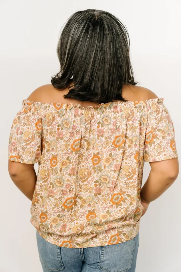 Baltic Born Blouses and Shirts Jude Boho Top Cream Multi 8211 Women Baltic Born Blouses and Shirts Jude Boho Top Cream Multi 8211 Women