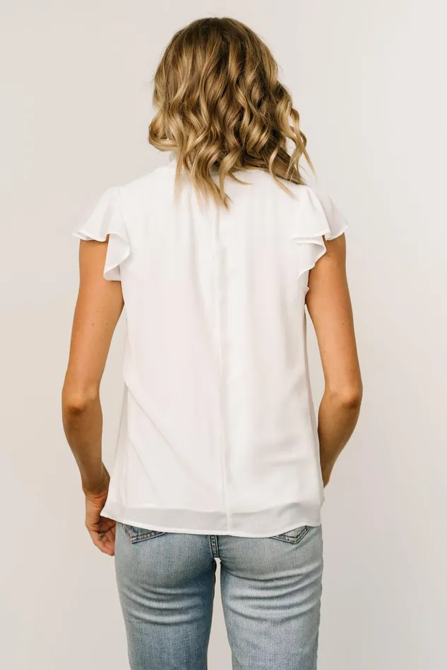 Baltic Born Blouses and Shirts Leah Mock Neck Top Off White 8211 Women Baltic Born Blouses and Shirts Leah Mock Neck Top Off White 8211 Women