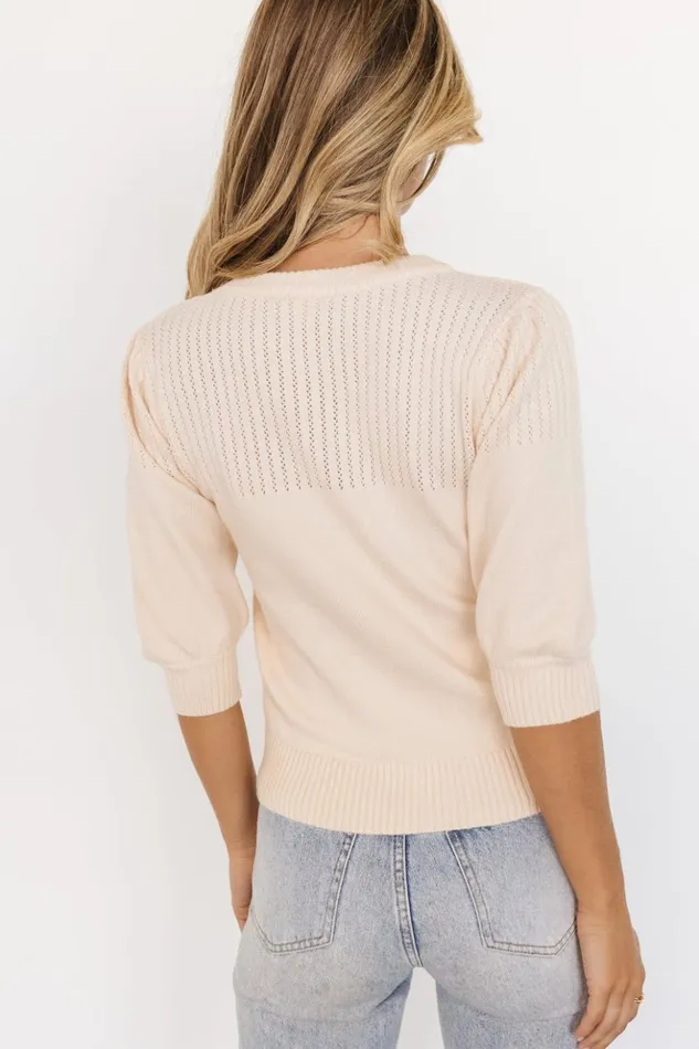 Baltic Born Blouses and Shirts Opal Knit Sweater Cream 8211 Women Baltic Born Blouses and Shirts Opal Knit Sweater Cream 8211 Women