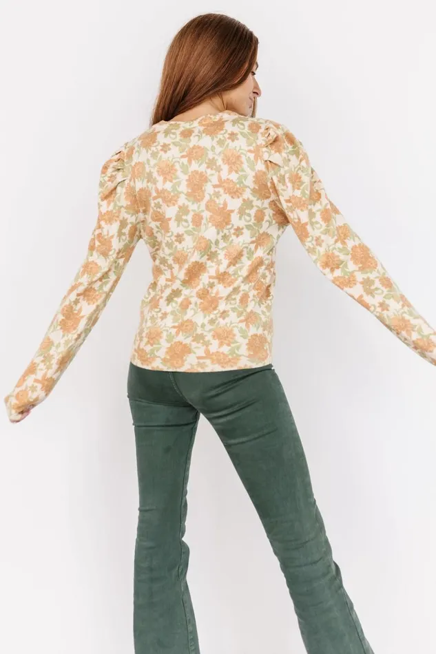 Baltic Born Blouses and Shirts Porter Sweater Ivory Multi Floral 8211 Women Baltic Born Blouses and Shirts Porter Sweater Ivory Multi Floral 8211 Women