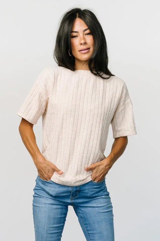Baltic Born Blouses and Shirts Roxi Open Back Tie Top Natural 8211 Women Baltic Born Blouses and Shirts Roxi Open Back Tie Top Natural 8211 Women