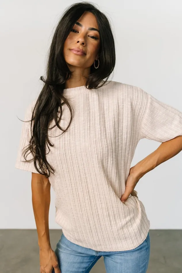 Baltic Born Blouses and Shirts Roxi Open Back Tie Top Natural 8211 Women Baltic Born Blouses and Shirts Roxi Open Back Tie Top Natural 8211 Women