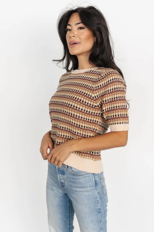 Baltic Born Blouses and Shirts Scout Knit Sweater Top Multi 8211 Women Baltic Born Blouses and Shirts Scout Knit Sweater Top Multi 8211 Women