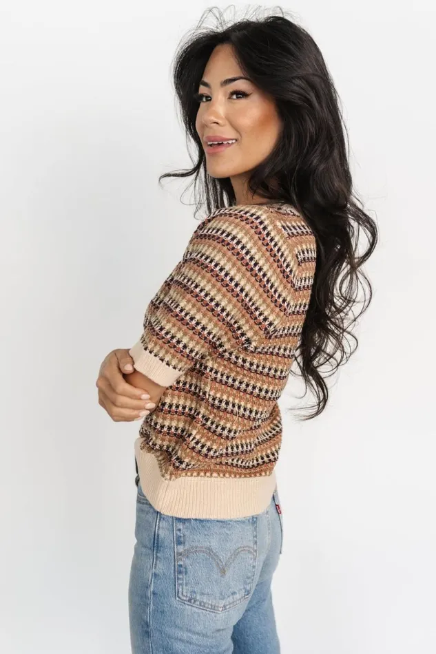 Baltic Born Blouses and Shirts Scout Knit Sweater Top Multi 8211 Women Baltic Born Blouses and Shirts Scout Knit Sweater Top Multi 8211 Women