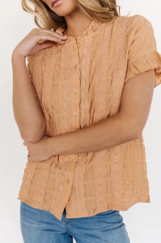 Baltic Born Blouses and Shirts Zara Lace Top Camel 8211 Women Baltic Born Blouses and Shirts Zara Lace Top Camel 8211 Women