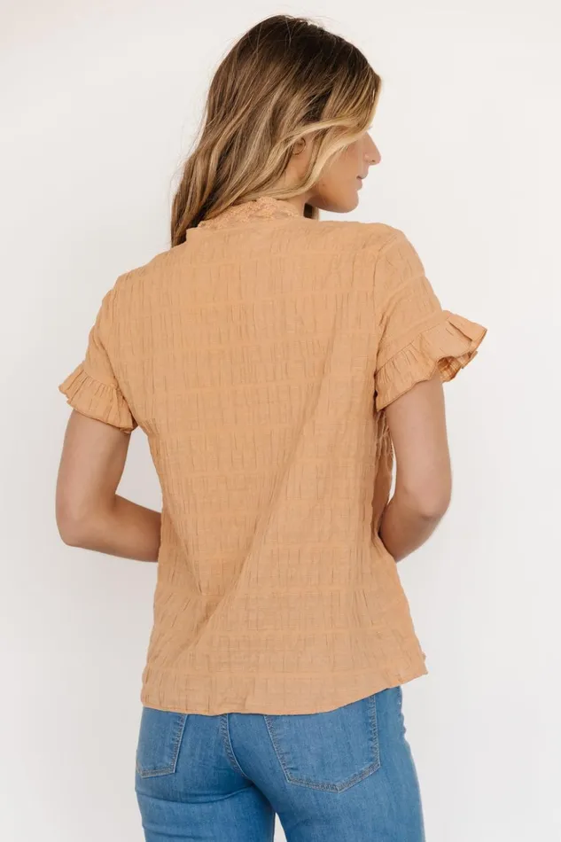 Baltic Born Blouses and Shirts Zara Lace Top Camel 8211 Women Baltic Born Blouses and Shirts Zara Lace Top Camel 8211 Women