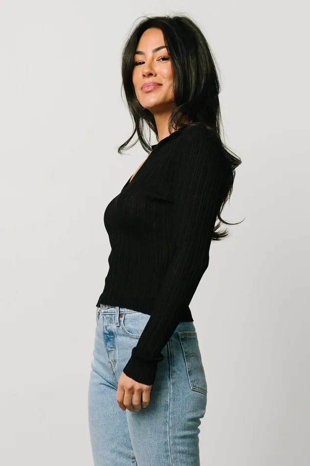 Baltic Born Blouses and Shirts Zia Knit Top Black 8211 Women Baltic Born Blouses and Shirts Zia Knit Top Black 8211 Women