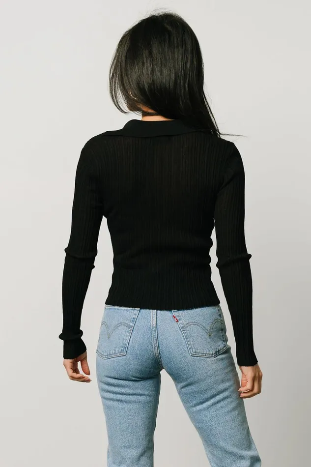 Baltic Born Blouses and Shirts Zia Knit Top Black 8211 Women Baltic Born Blouses and Shirts Zia Knit Top Black 8211 Women