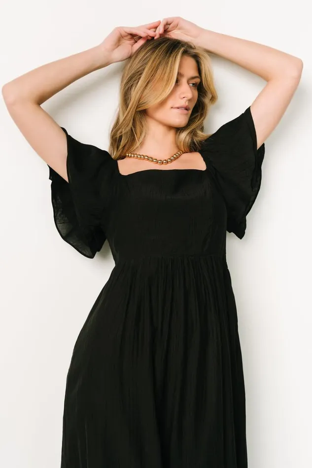 Baltic Born Bump Friendly Buttercup Midi Dress Black 8211 Women Baltic Born Bump Friendly Buttercup Midi Dress Black 8211 Women
