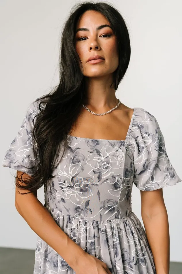Baltic Born Bump Friendly Helena Embroidered Maxi Dress Slate Multi 8211 Women Baltic Born Bump Friendly Helena Embroidered Maxi Dress Slate Multi 8211 Women
