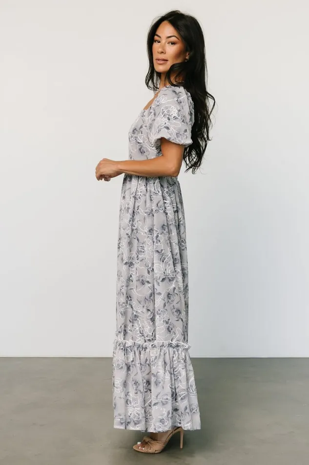 Baltic Born Bump Friendly Helena Embroidered Maxi Dress Slate Multi 8211 Women Baltic Born Bump Friendly Helena Embroidered Maxi Dress Slate Multi 8211 Women