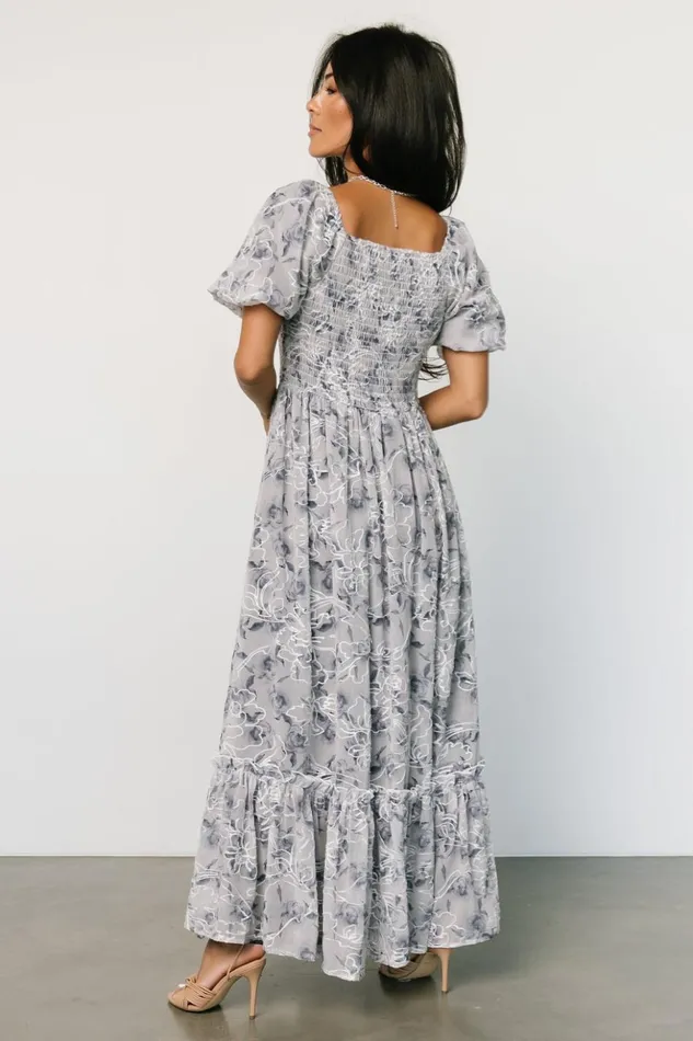 Baltic Born Bump Friendly Helena Embroidered Maxi Dress Slate Multi 8211 Women Baltic Born Bump Friendly Helena Embroidered Maxi Dress Slate Multi 8211 Women