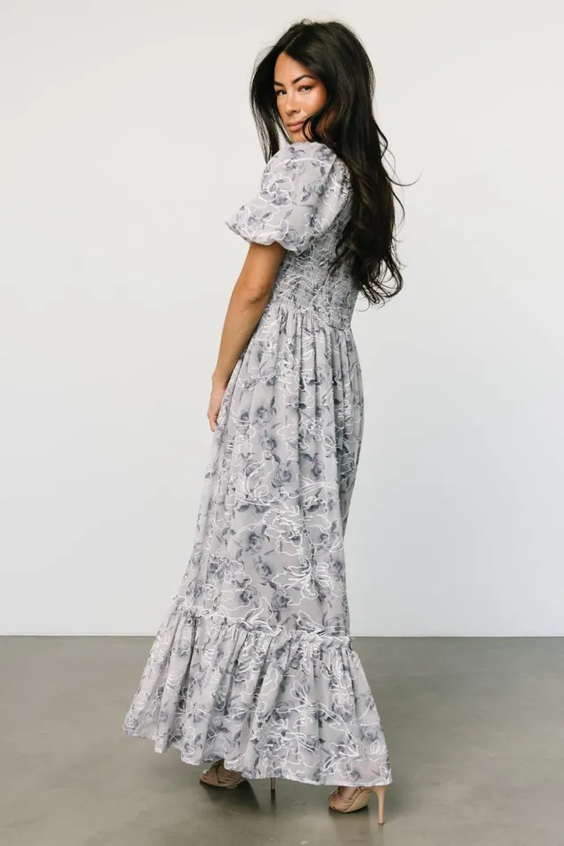Baltic Born Bump Friendly Helena Embroidered Maxi Dress Slate Multi 8211 Women Baltic Born Bump Friendly Helena Embroidered Maxi Dress Slate Multi 8211 Women
