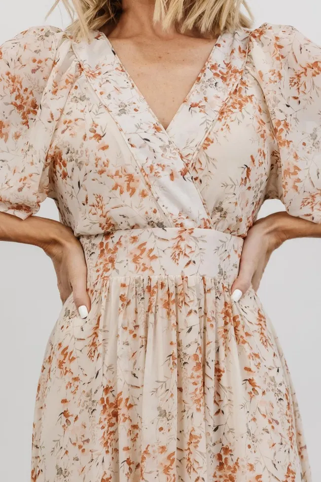 Baltic Born Bump Friendly Katherine Maxi Dress Cream Rust Floral 8211 Women Baltic Born Bump Friendly Katherine Maxi Dress Cream Rust Floral 8211 Women
