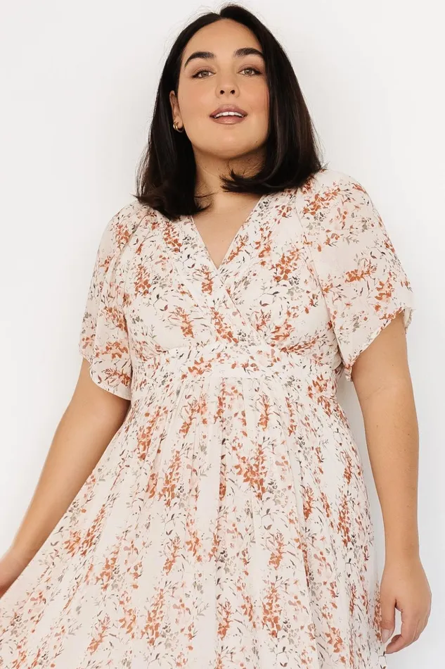 Baltic Born Bump Friendly Katherine Maxi Dress Cream Rust Floral 8211 Women Baltic Born Bump Friendly Katherine Maxi Dress Cream Rust Floral 8211 Women