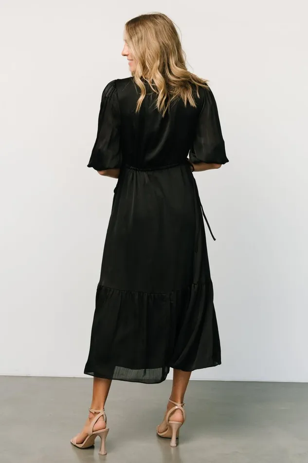 Baltic Born Bump Friendly Lauretta Tie Waist Dress Black 8211 Women Baltic Born Bump Friendly Lauretta Tie Waist Dress Black 8211 Women