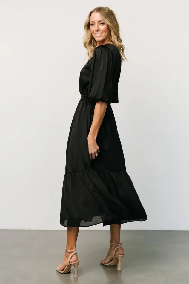 Baltic Born Bump Friendly Lauretta Tie Waist Dress Black 8211 Women Baltic Born Bump Friendly Lauretta Tie Waist Dress Black 8211 Women