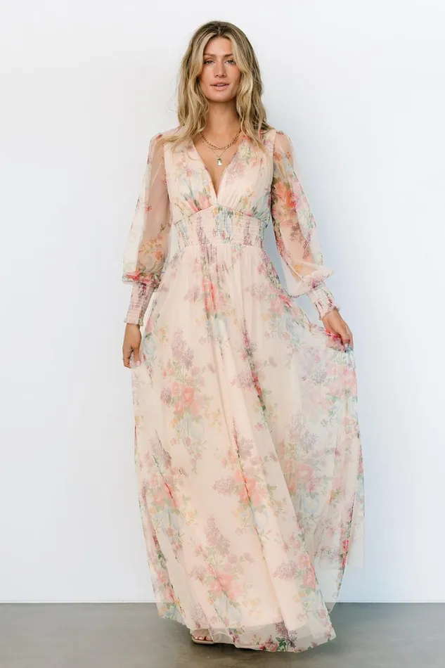 Baltic Born Bump Friendly Layla Tulle Maxi Dress Romantic Floral 8211 Women Baltic Born Bump Friendly Layla Tulle Maxi Dress Romantic Floral 8211 Women