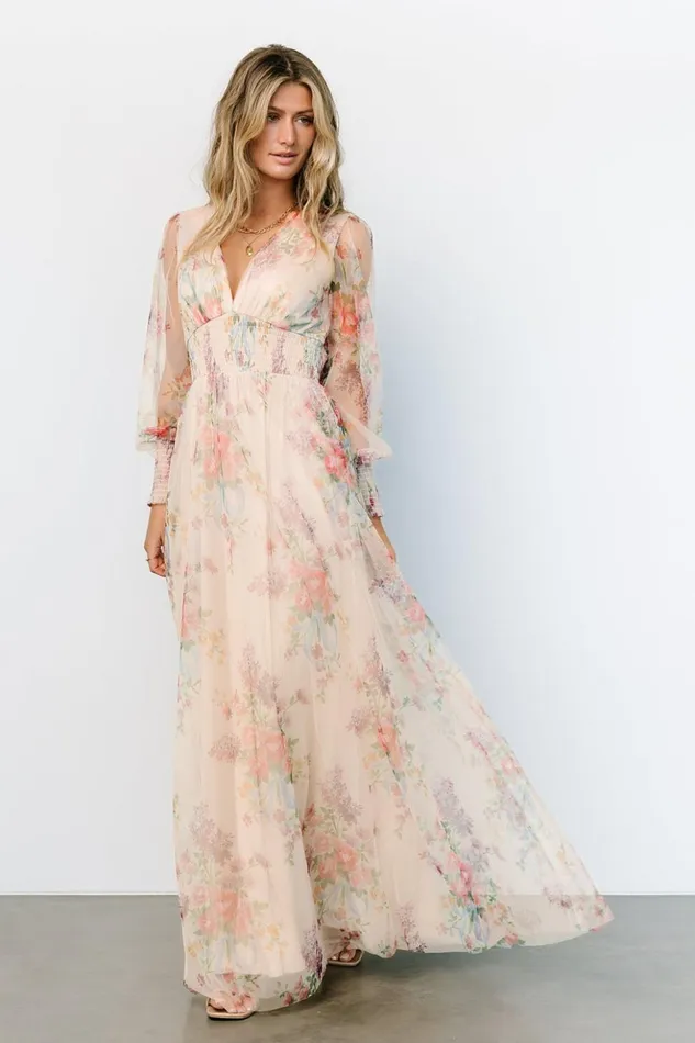 Baltic Born Bump Friendly Layla Tulle Maxi Dress Romantic Floral 8211 Women Baltic Born Bump Friendly Layla Tulle Maxi Dress Romantic Floral 8211 Women