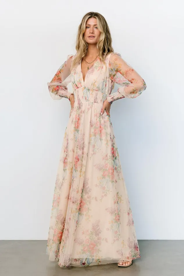 Baltic Born Bump Friendly Layla Tulle Maxi Dress Romantic Floral 8211 Women Baltic Born Bump Friendly Layla Tulle Maxi Dress Romantic Floral 8211 Women