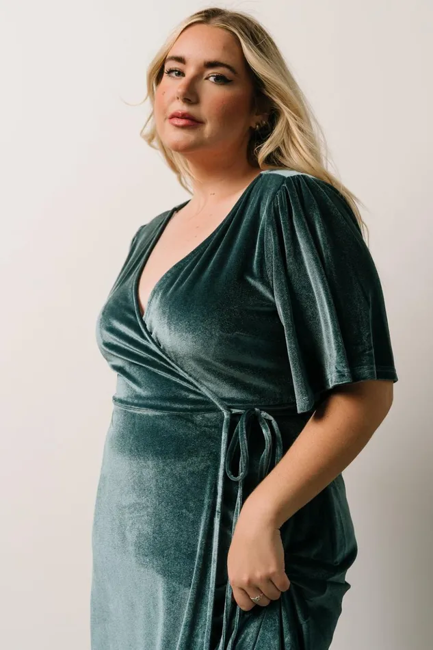 Baltic Born Bump Friendly Meghan Velvet Wrap Maxi Dress Persian Blue 8211 Women Baltic Born Bump Friendly Meghan Velvet Wrap Maxi Dress Persian Blue 8211 Women