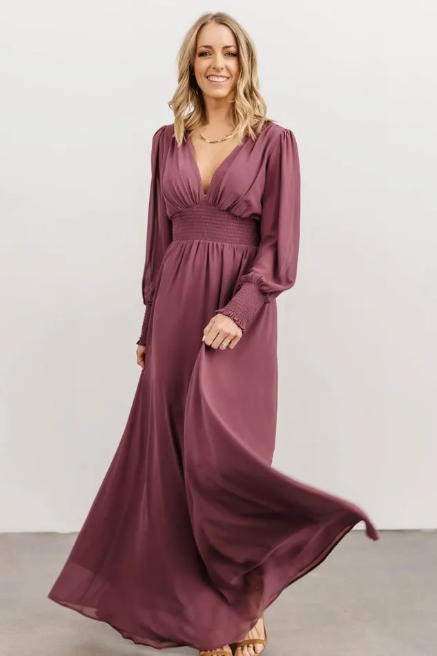Baltic Born Bump Friendly Olivia Maxi Dress Vintage Plum 8211 Women Baltic Born Bump Friendly Olivia Maxi Dress Vintage Plum 8211 Women