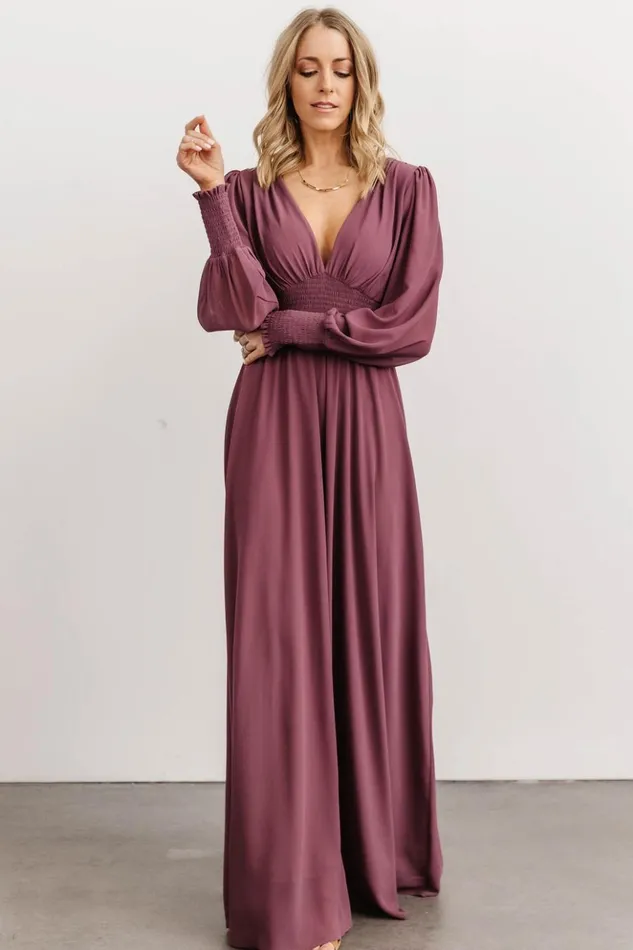 Baltic Born Bump Friendly Olivia Maxi Dress Vintage Plum 8211 Women Baltic Born Bump Friendly Olivia Maxi Dress Vintage Plum 8211 Women