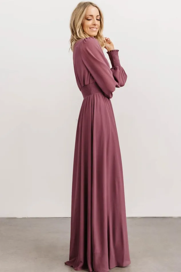 Baltic Born Bump Friendly Olivia Maxi Dress Vintage Plum 8211 Women Baltic Born Bump Friendly Olivia Maxi Dress Vintage Plum 8211 Women