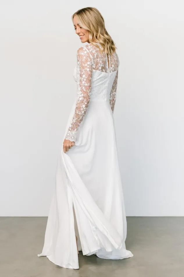 Baltic Born Embellished and Sequined Adalaide Long Sleeve Maxi Dress Off White 8211 Women Baltic Born Embellished and Sequined Adalaide Long Sleeve Maxi Dress Off White 8211 Women