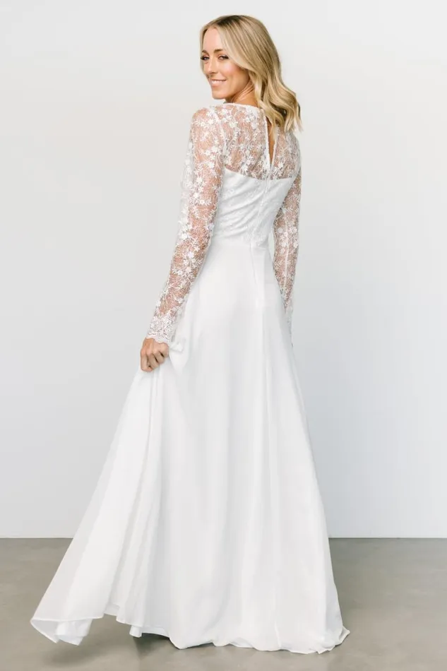 Baltic Born Embellished and Sequined Adalaide Long Sleeve Maxi Dress Off White 8211 Women Baltic Born Embellished and Sequined Adalaide Long Sleeve Maxi Dress Off White 8211 Women