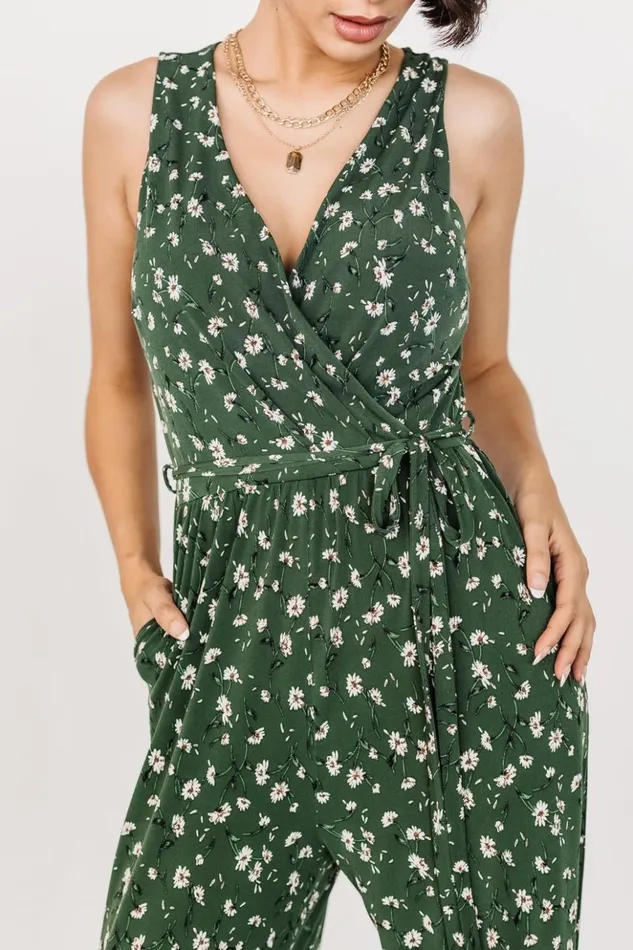 Baltic Born Jumpsuits and Rompers Ashlyn Jumpsuit Green Floral 8211 Women Baltic Born Jumpsuits and Rompers Ashlyn Jumpsuit Green Floral 8211 Women